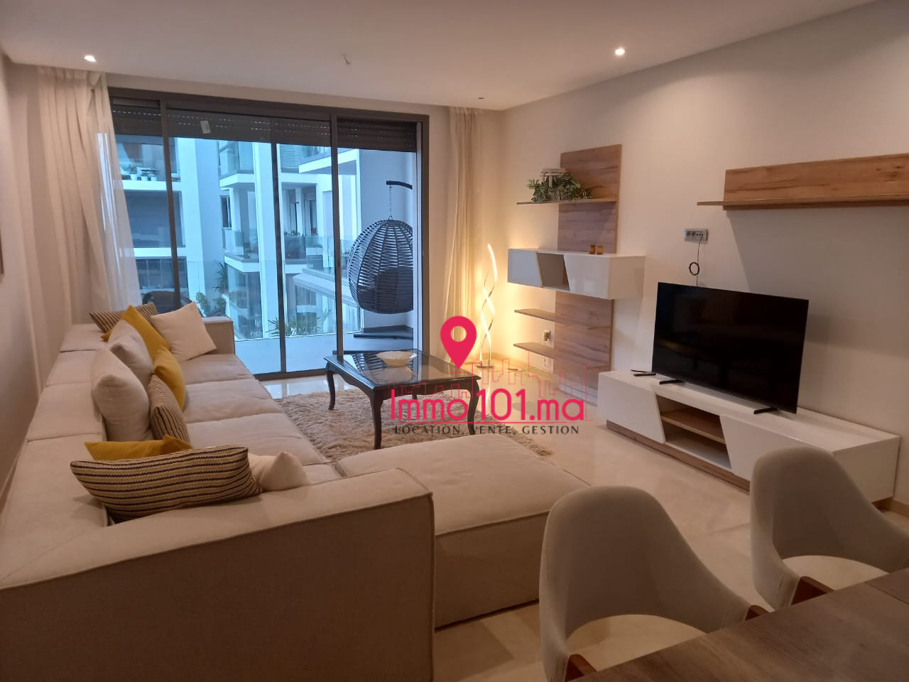 Location appartement meublé à l’Orangeraie - Souissi ZLLAM2355